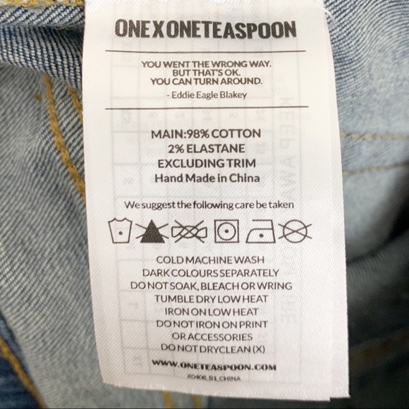ONE TEASPOON Freebirds II Jeans 30 Labyrinth New - Picture 7 of 8